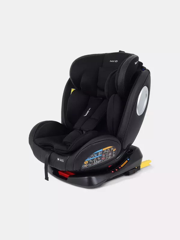 Автокресло Rant Basic Twist Pro Isofix 0/1/2/3 (0-36 кг) Black